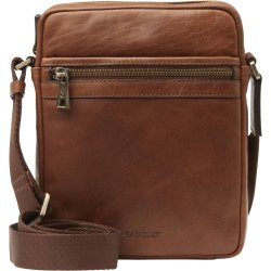 Saddler Valle Brushed brass taske - brun 