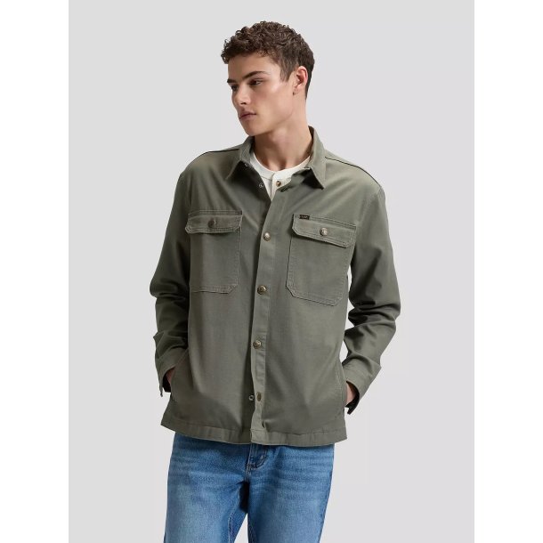 Lee 2 pocket overshirt - lichen olive