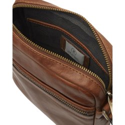 Saddler Valle Brushed brass taske - brun 