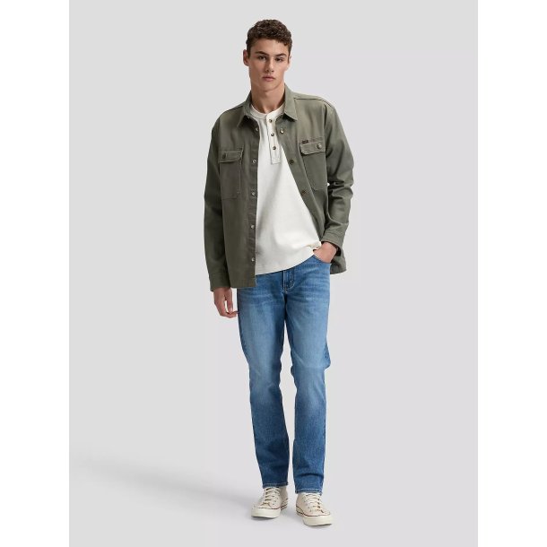 Lee 2 pocket overshirt - lichen olive