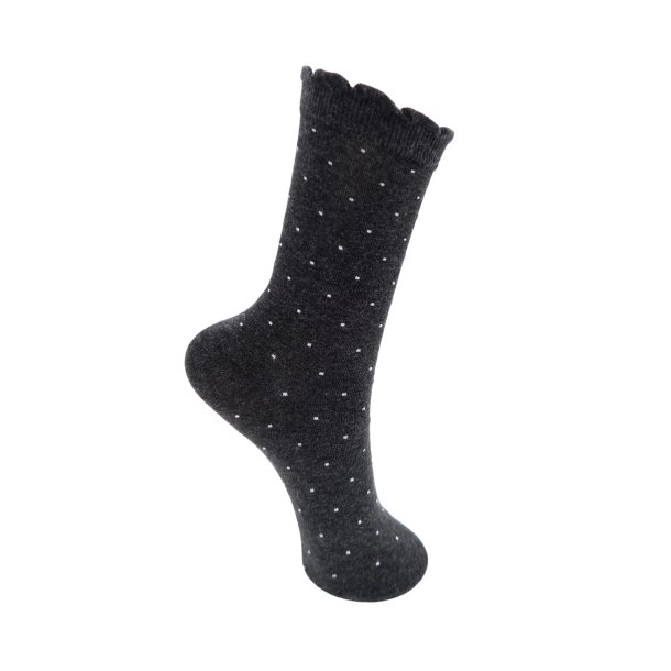 Black colour Cari socks - gr� (dk grey) 