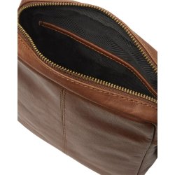 Saddler Valle Brushed brass taske - brun 