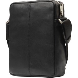 Saddler Valle Brushed silver taske - sort 