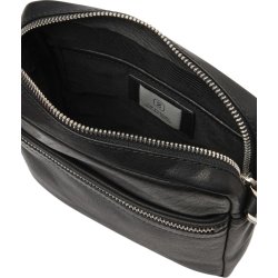 Saddler Valle Brushed silver taske - sort 