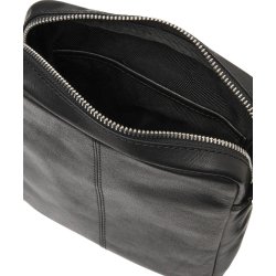 Saddler Valle Brushed silver taske - sort 