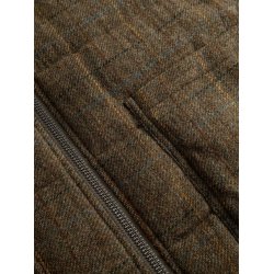 Blue de genes BGalec Skotch waistcoat - brown check 