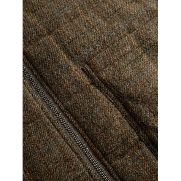 Blue de genes BGalec Skotch waistcoat - brown check 
