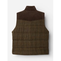 Blue de genes BGalec Skotch waistcoat - brown check 