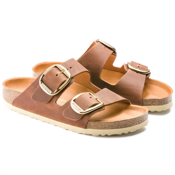 Birkenstock Arizona big buckle - cognac 