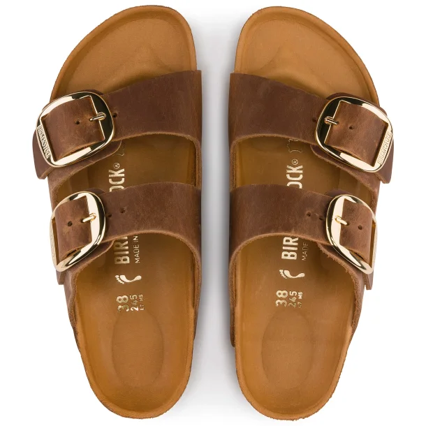 Birkenstock Arizona big buckle - cognac 