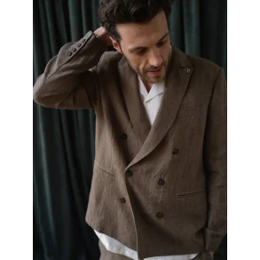 Blue de G�nes Cricket Lin blazer - grey mel. 