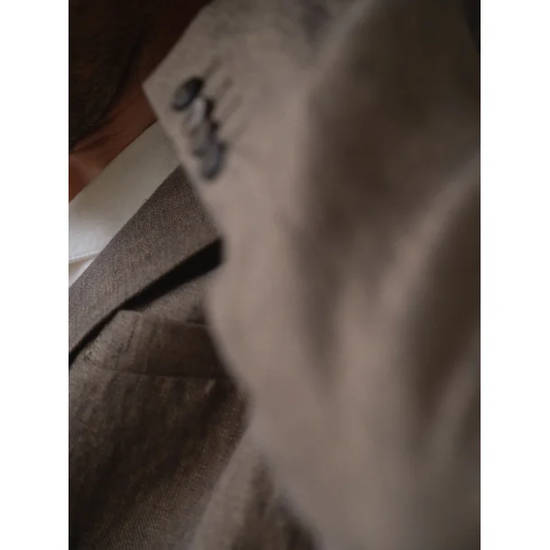 Blue de G�nes Cricket Lin blazer - grey mel. 