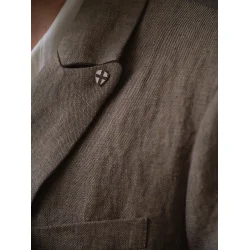 Blue de G�nes Cricket Lin blazer - grey mel. 