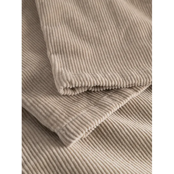 Knowledge Cotton Chuck Regular 8-Wales Corduroy Chino Pants - light feather gray 