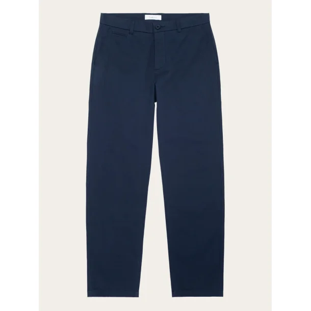 Knowledge Cotton Chuck Regular Twill Chino Pants - total eclipse