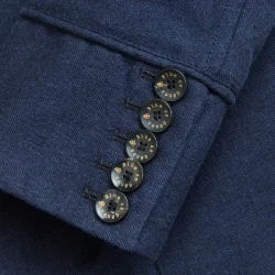 Blue de Gnes Casella officers blazer - dark navy 