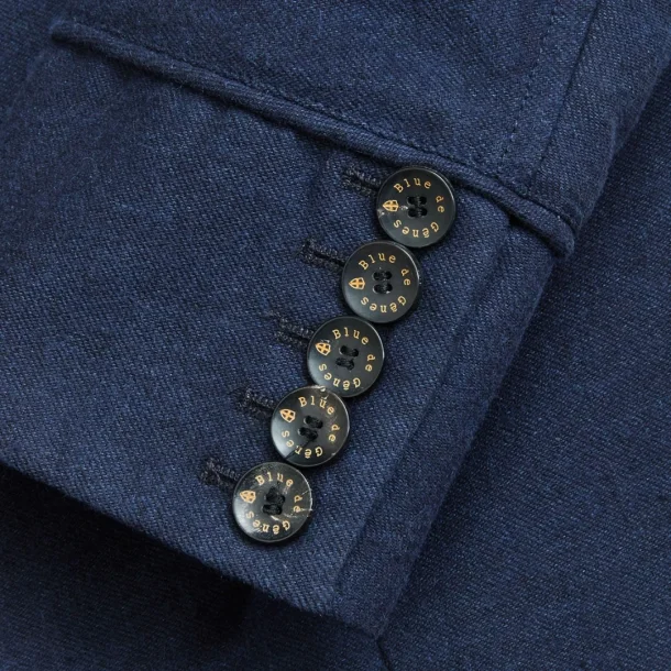 Blue de Gnes Casella officers blazer - dark navy 