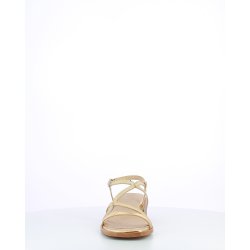 Wonders sandal m. h�l - guld D-1110