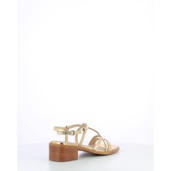 Wonders sandal m. h�l - guld D-1110