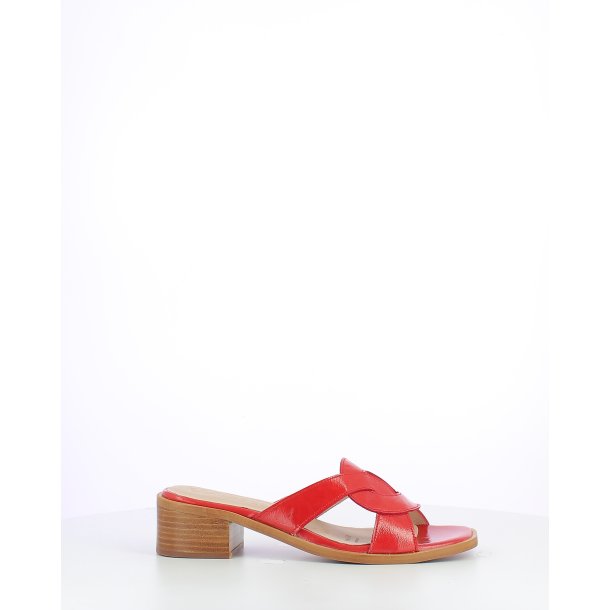 Wonders sandal m. h�l - r�d D-1111