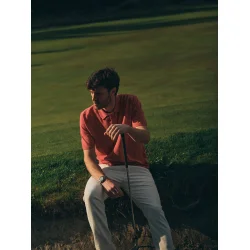 Blue de G�nes Wally diamond polo - coral