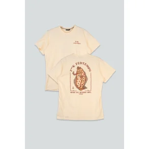 Lakor F*** Fedtemg t-shirt - silver birch