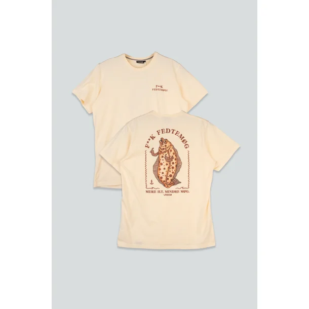 Lakor F*** Fedtemg t-shirt - silver birch