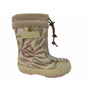 Bisgaard thermo gummistvler - beige leaves 92009999