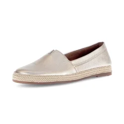 Gabor skind loafer  - guld 65221