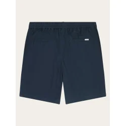 Knowledge Cotton Fig loose poplin shorts - total eclipse