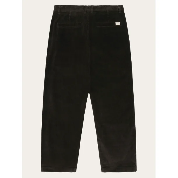 Knowledge Cotton flint corduroy pants - chokolate torte 