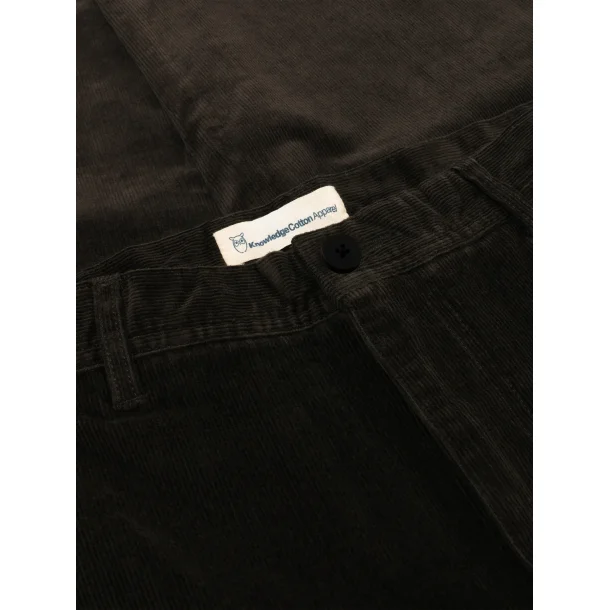 Knowledge Cotton flint corduroy pants - chokolate torte 