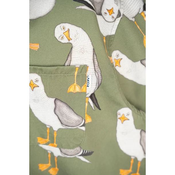 LAKOR Flipping the Bird short sleeve shirt - Seaspray 