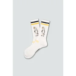 LAKOR Flipping the Bird tennis socks - hvid 