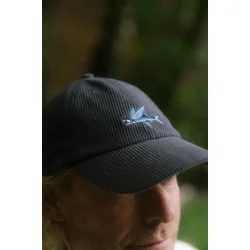 LAKOR Fly Fish courd cap - denim blue  