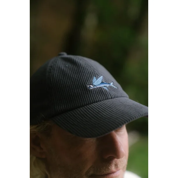 LAKOR Fly Fish courd cap - denim blue  