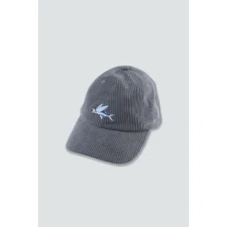 LAKOR Fly Fish courd cap - denim blue  