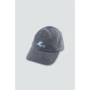 LAKOR Fly Fish courd cap - denim blue  