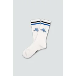 LAKOR Fly Fish Tennis socks - hvid 