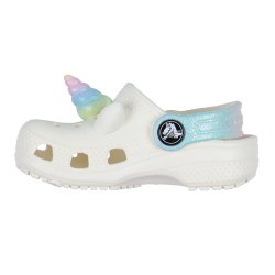 Crocs classic iam rainbow unicorn - white