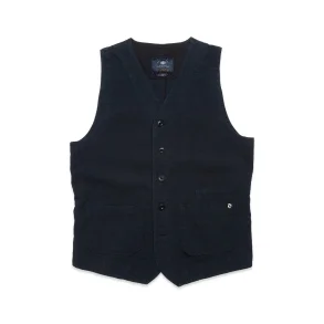 Blue de Gnes Gilmore Metz Gilet - dark navy