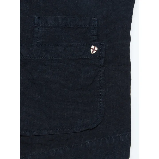 Blue de Gnes Gilmore Metz Gilet - dark navy