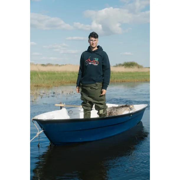 LAKOR Red Maxi hoodie - blueberry 