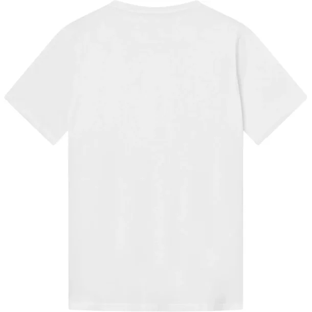 Knowledge Cotton  Regular fit Badge t-shirt 1010605 - Bright White