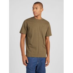 Knowledge Cotton  Regular fit Badge t-shirt 1010605 - olive