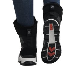 Rieker snrestvle m. for - sort W0071-00