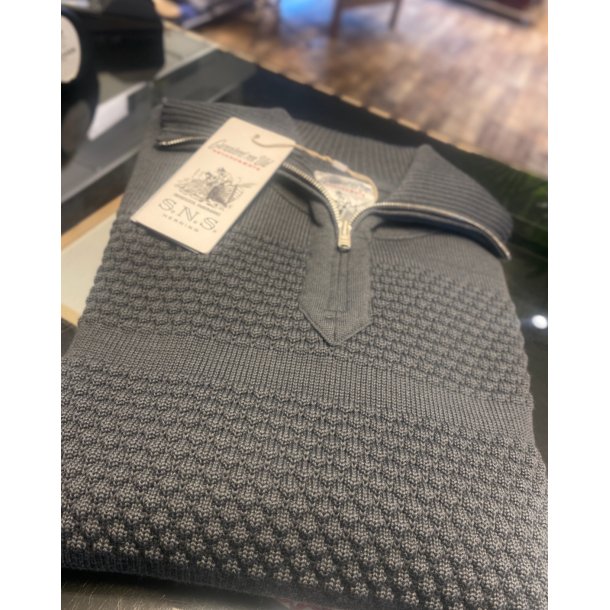 S.N.S . Herning FISHERMAN short zip U9273 - galvanic grey 