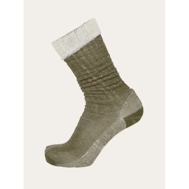 Knowledge Cotton Lav frott uldsok 1-pak 83066 - forrest night (grn)