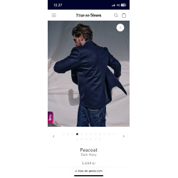 Blue de Gnes peacoat 60381 - Dark Navy 