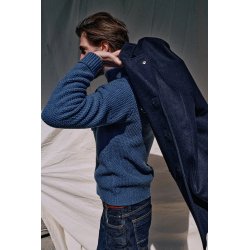 Blue de Gnes Aimone Knit Cardigan 60385 - Sugar blue 